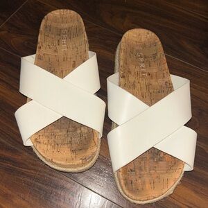Esprit White Sandals for Effortless Style